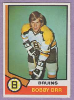 1974 75 OPC Bobby Orr Boston Bruins #100  