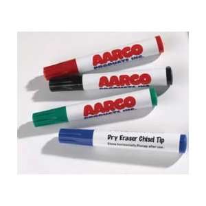 Aarco Dry Erase Board Markers, Pack of 4 Assorted  Kitchen 