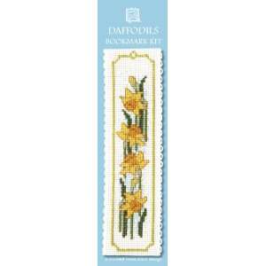   Heritage Daffodils Counted Cross Stitch Bookmark Kit Toys & Games