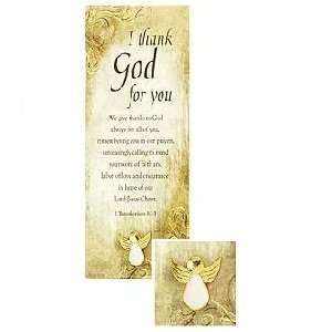    I Thank God for You Angel Pin & Bookmark Set 
