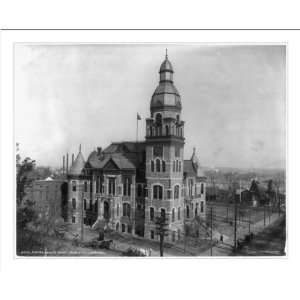Historic Print (M) Pulaski County Court House, Little Rock, Ark 