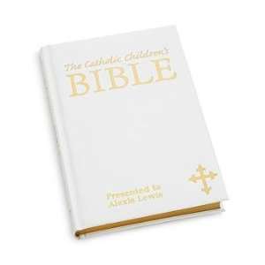    Personalized Childrens Catholic Bible   White Toys & Games