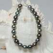 Strand 22 TAHITIAN ROUND South Sea PEARLS cultured 18.25 g / 7 