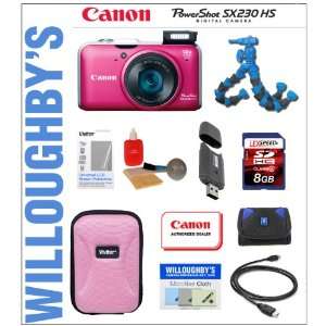  Canon PowerShot SX230 HS 12.1 MP Digital Camera with 14x 