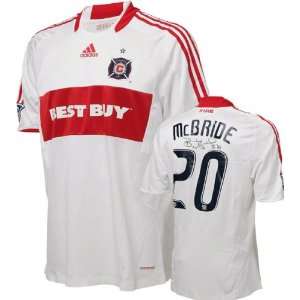 Brian McBride Autographed Game Used Jersey Chicago Fire #20 Short 
