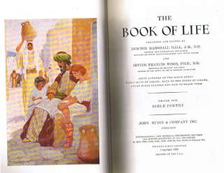 The Book Of Life Bible Poetry 5~Hall~Wood HC 1953  