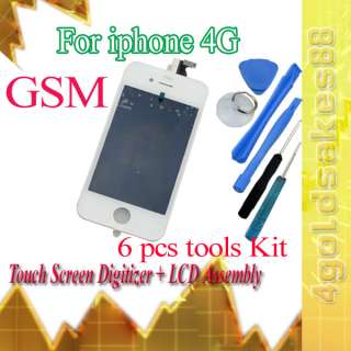 For iPhone 4G GSM Digitizer & LCD Glass Replacement Screen Assembly 