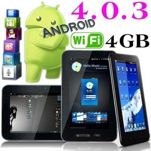   ATM7019 1.2GHz Android4.0.3 WIFI Capacitive Tablet PC A107L White