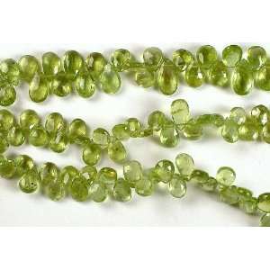  Faceted Peridot Briolette   
