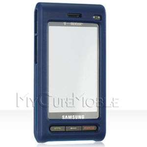 Mobile Samsung T929 Memoir Case   Blue Silicon Pouch  