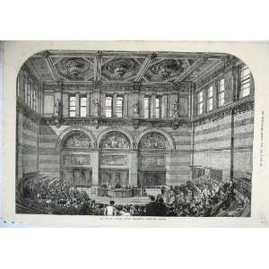   1871 Lecture Theatre London University Burlington Art