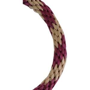   5070645 5/8 by 140 Feet Solid Braid Rope, Maroon/Tan
