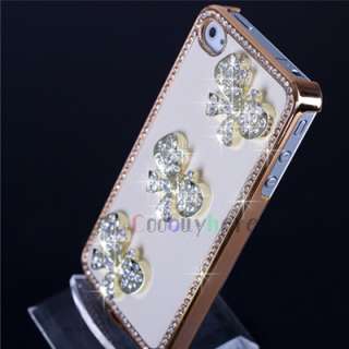 Luxury Design Tree Butterfly Case for iPhone 4 4G 4s  