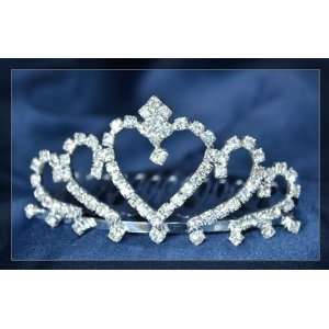   Alloy with Rhinestones Crystal Wedding Bridal Crown Tiara T02 Beauty