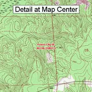  USGS Topographic Quadrangle Map   Frisco City SE, Alabama 