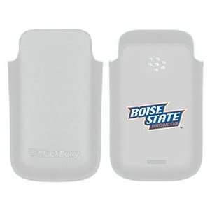    Boise State Broncos on BlackBerry Leather Pocket Case Electronics