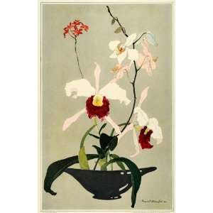  1927 Print Margaret Mellor Gill Flower Art Crucifix 