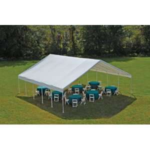  30x30 Canopy, 2 3/8 Frame, White Cover