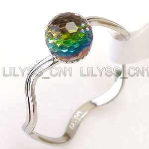 Prism Crystal Ball Ring use Swarovski Crystal 150RC  