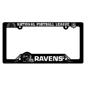  Baltimore Ravens License Plate Frame   NFL License Plate 