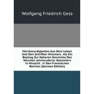   Frankischen Reichen (German Edition) Wolfgang Friedrich Gess Books