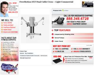 FreeMotion EXT Dual Cable Cross – Light Commercial  