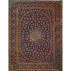   Kashan Persian Rug 9 10 x 13 1 Authentic Persian Rug