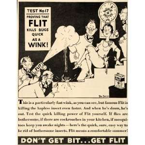   Flit Bug Spray Dr Seuss Insects   Original Print Ad
