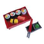 REDUCED Oskar & Ellen Soft Toy Sushi Set with Pretend Play Food NEW