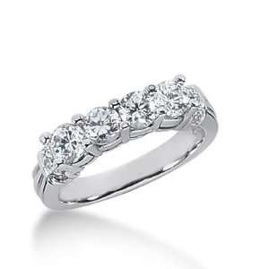  Diamond Wedding Ring 6 Round Stone 0.015 ct 4 Round Stone 