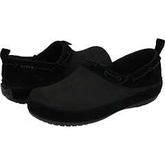 New Women Crocs Surrey Black Brown Gray Slip On Shoes Mules 6 7 8 9 10 