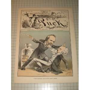  1881 Puck Color Cover The Quack Doctors Last Dose 