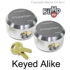   Hidden Shackle Keyed Alike Locks #6271NKA 2 BUMP PROOF Automotive