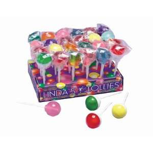 Lindas Lollies Stand up Box 24 Count  Grocery & Gourmet 