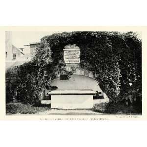   Tomb St. George Bermuda Burial   Original Halftone Print Home