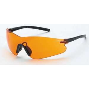 Crossfire 30219AF Blade Frameless Safety Glasses Orange Lens   Black 