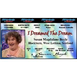 Susan Boyle   Collector Card   1