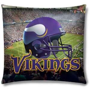  Minnesota Vikings Photo Realistic Pillow Sports 
