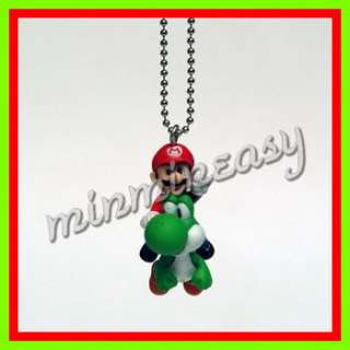 Nintendo Wii Tomy Super Mario Bros keychain figure x 8  