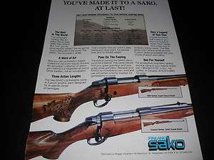 Sako Guns   Rifle Series Super Deluxe   Custom Safari Grade Model 1986 