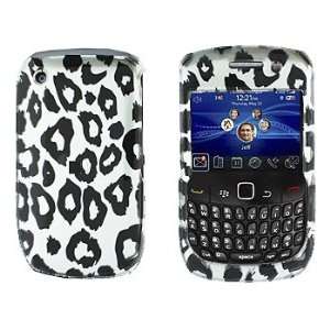  Premium   Blackberry 8520/Curve/9300 Black/White Leopard 