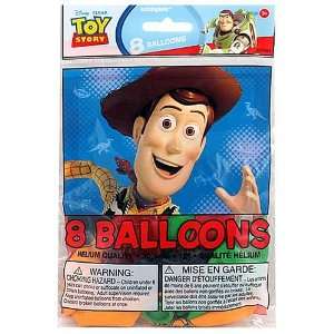  Toy Story 3 Party Balloons [8 per pack] Toys & Games