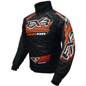 Mens FXR Vertical Pullover Jacket, BLK/ORG  Sports 