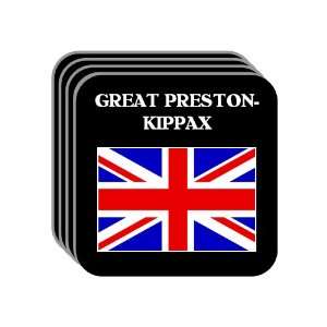 UK, England   GREAT PRESTON KIPPAX Set of 4 Mini Mousepad Coasters