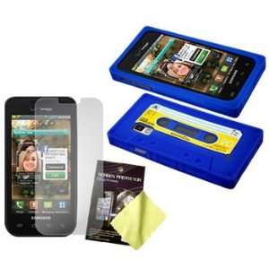Cbus Wireless brand Blue/Yellow Silicone Cassette Tape Case / Skin 