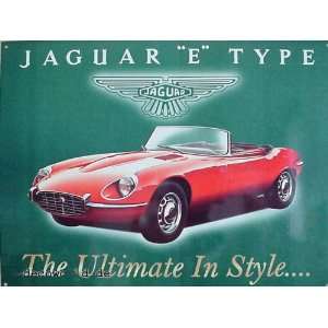   Metal Sign Co. Mini Jaguar E Type Metal Wall Sign Toys & Games