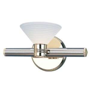  Lite Source LS 1123 Regal Wall Sconce in Brass and Chrome 