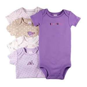  Carters Girls Wiggle in Onesies 5 Pack Bodysuits Lilac 