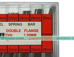 340pcs. Watch Spring Bars Roll Pins Assortment 12 14   22 24 26 28mm 