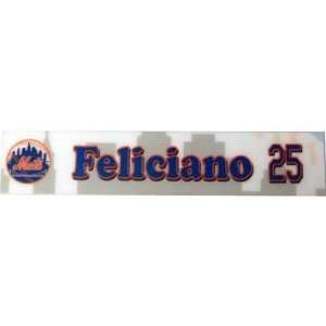   #25 2007 Game Used Locker Room Name plate Sports Collectibles